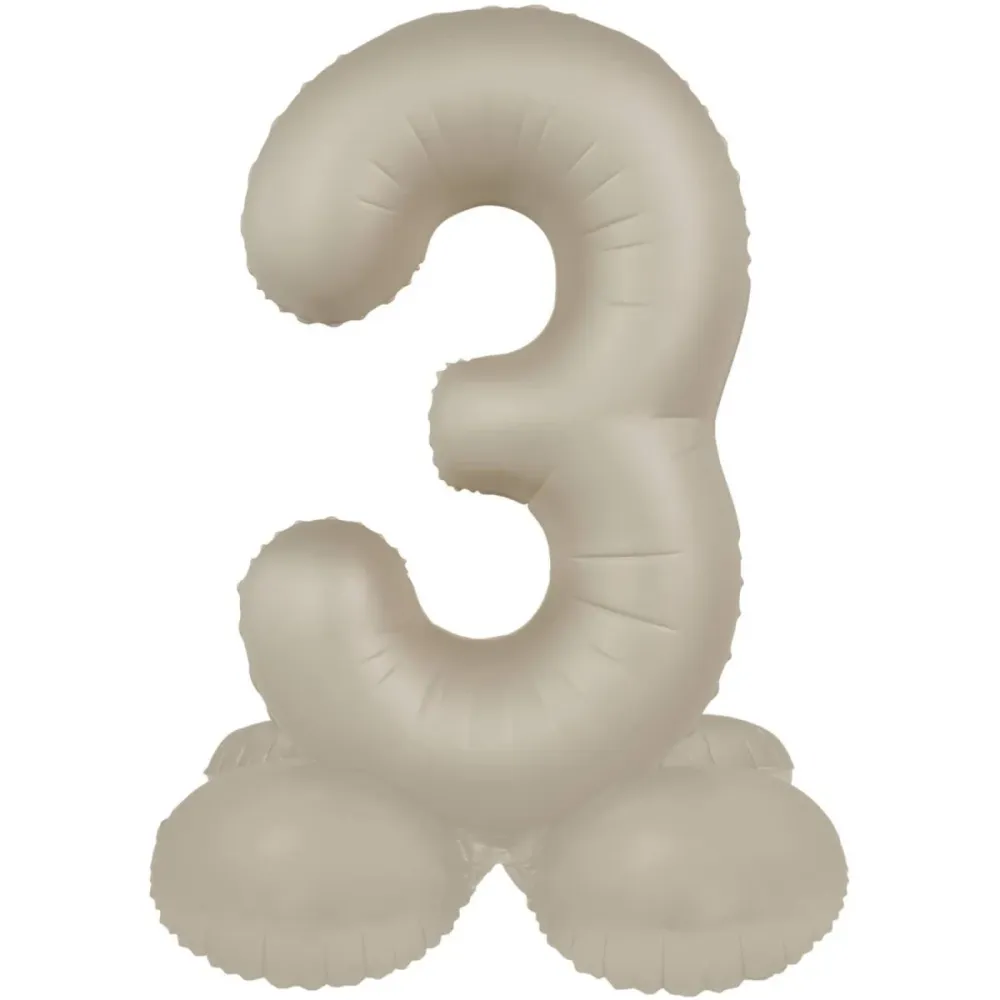 3 vuoden kuva ilmapallo Nude Matt 41cm