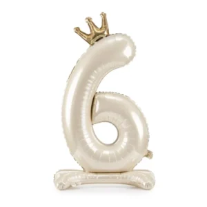 6 vuoden kuva ilmapallo Pearl tyhjä 84cm