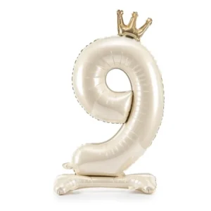 9 vuoden kuva ilmapallo Pearl tyhjä 84cm