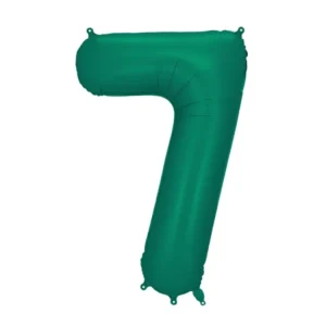 7 vuoden kuva ilmapallo vihreä tyhjä 86cm