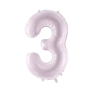 3 vuoden kuva ilmapallo violetti tyhjä 72cm