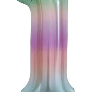 1 vuosi Helium ilmapallo Rainbow Pastel tyhjä 86cm