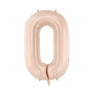0 Vuosi Kuva Ilmapallo Beige 72cm