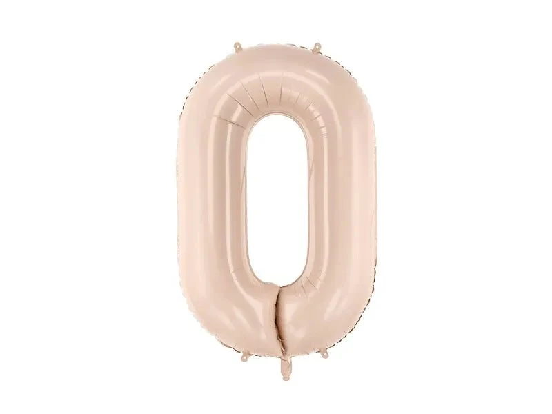 0 Vuosi Kuva Ilmapallo Beige 72cm