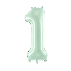 1 vuosi kuva ilmapallo mintunvihreä 72cm
