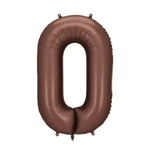 0 Vuosi Kuva Ilmapallo Ruskea Tyhjä 86cm