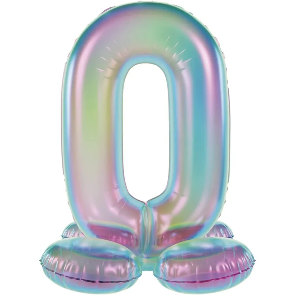 0 Vuosi Kuva Ilmapallo Standard Holografinen Tyhjä 72cm