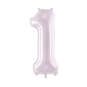 1 vuosi kuva ilmapallo violetti tyhjä 72cm