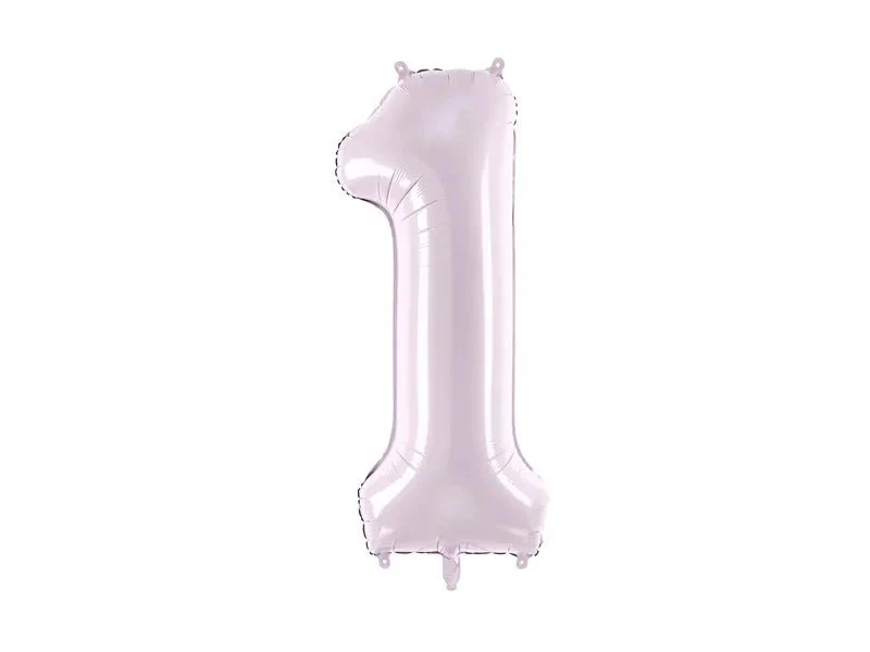 1 vuosi kuva ilmapallo violetti tyhjä 72cm