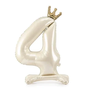 4 vuotta helium ilmapallo Pearl tyhjä 84cm
