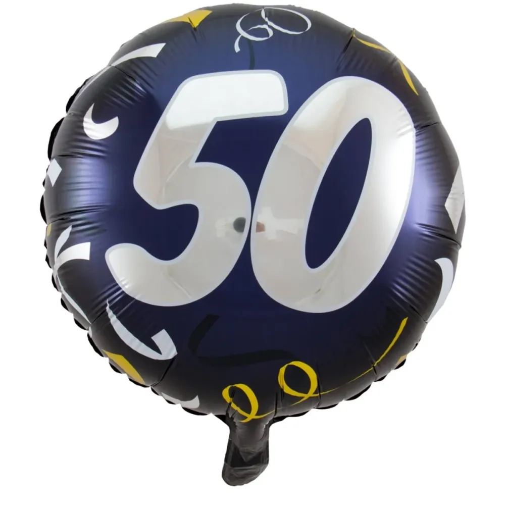 50 vuotta tyylikäs juhla folio ilmapallo - 45cm