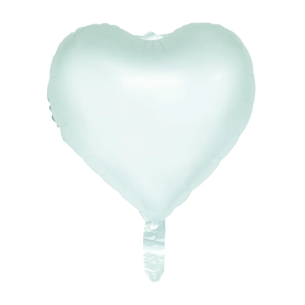 Ystävänpäivä Helium ilmapallo vihreä pastelli tyhjä 45cm
