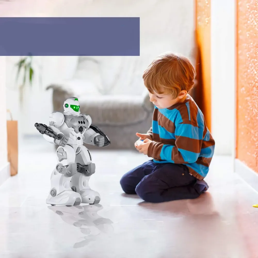 TechRobo | Interaktiivinen leikkimielisyys - Ohjelmoitava robotti eleohjauksella