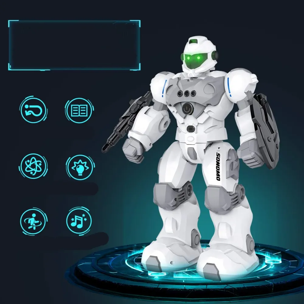 TechRobo | Interaktiivinen leikkimielisyys - Ohjelmoitava robotti eleohjauksella