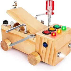 Ecotoys FixiTruck | Kehitä taitoja - Opettava leikkilauta lapsille