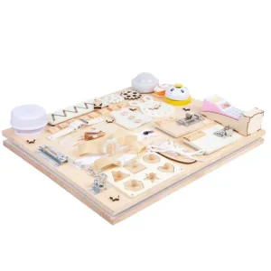 Happy Skills | Kehitys ilolla - DIY Busy Board -materiaalit