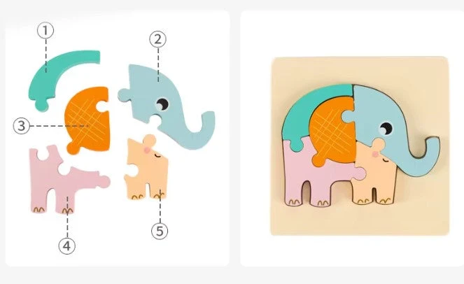PuzzlePlane | Kevyt oppimisen ilo - Puiset lentokonepalapelit taaperoille