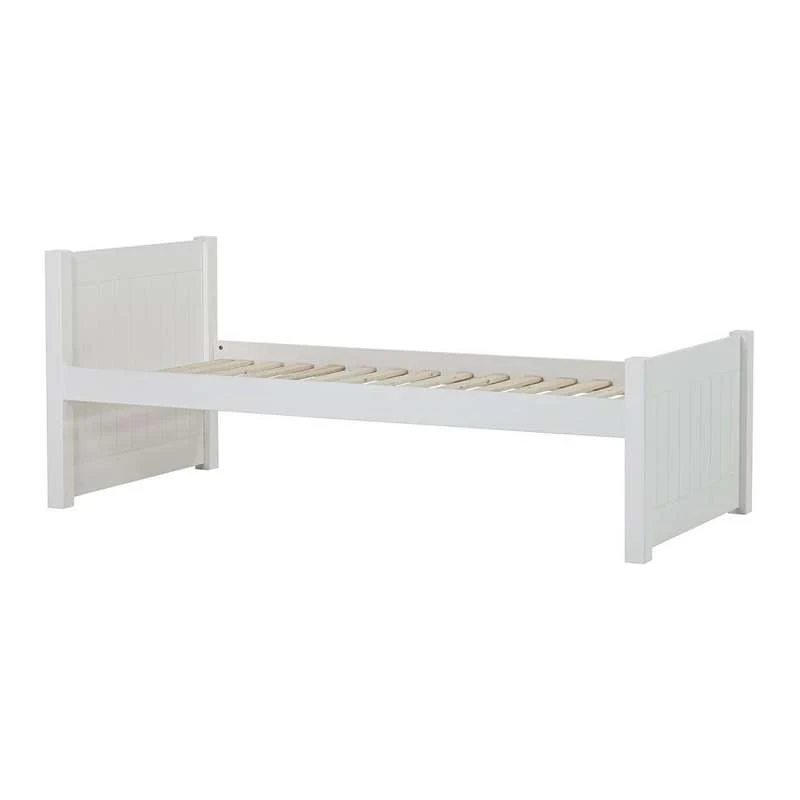 Hoppekids NOAH PREMIUM - Juniorseng - 1 Mellem og 1 Høj Gavl - 90x200cm - Hvid