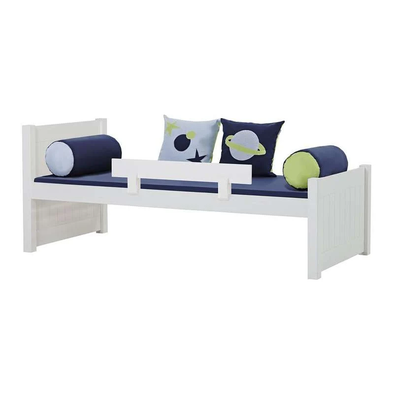 Hoppekids NOAH PREMIUM - Juniorseng - 1 Mellem og 1 Høj Gavl - 90x200cm - Hvid