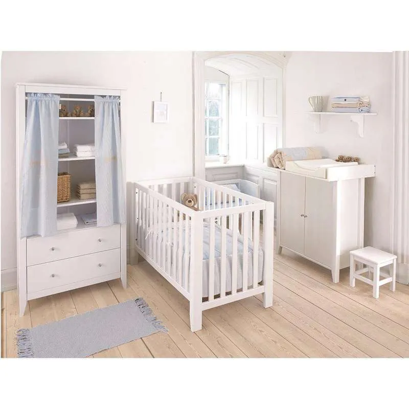Hoppekids Sengerand - 60x120 cm. - Lyseblå
