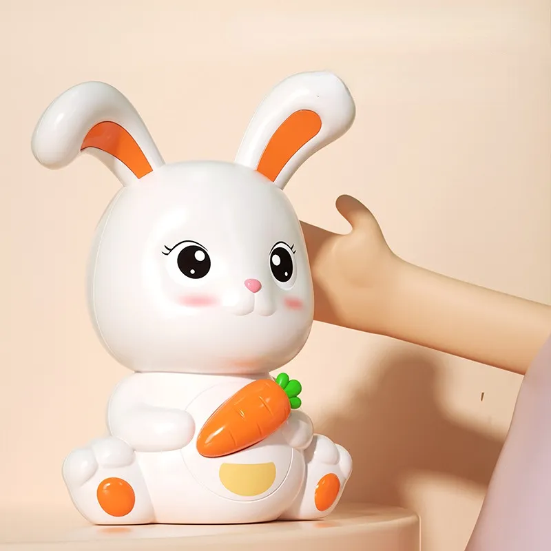 New Year's Cute Bunny piggy bank Cartoon creative fall-proof large-capacity piggy bank Birthday gift boys and girls
