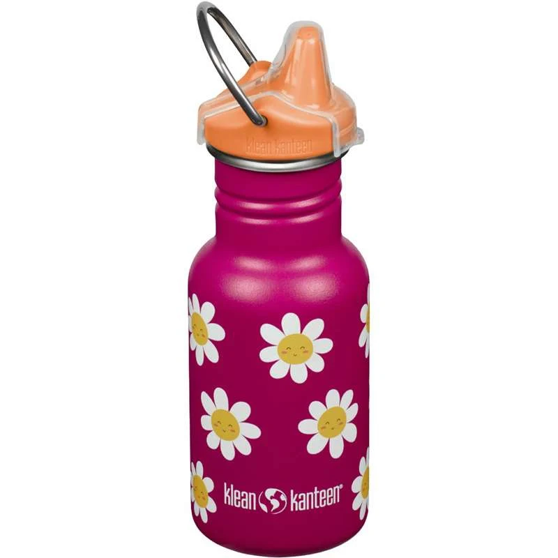 Klean Kanteen Traditional Drikkedunk - Kid SippyCap - 355ml - Happy Flowers