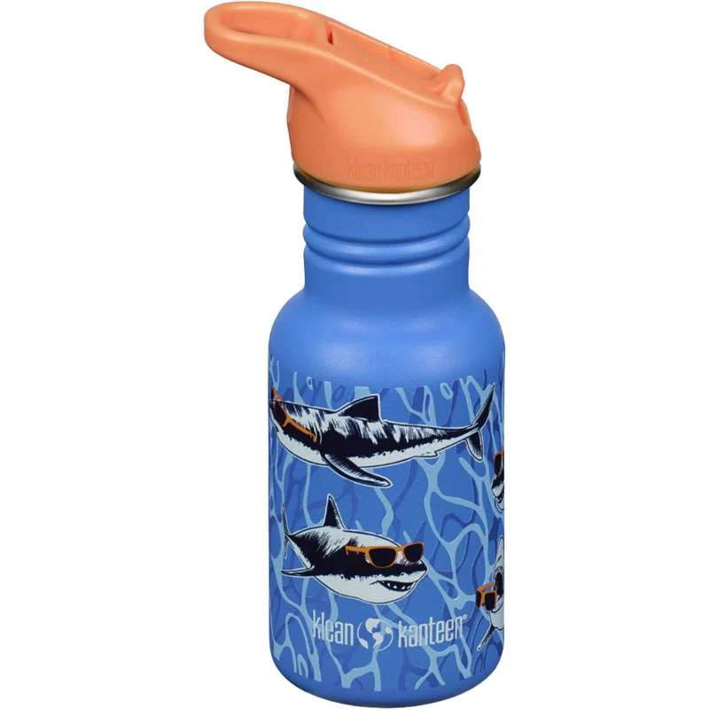 Klean Kanteen Iconic Drikkedunk - Kid SportCap - 355ml - Sharks Shades
