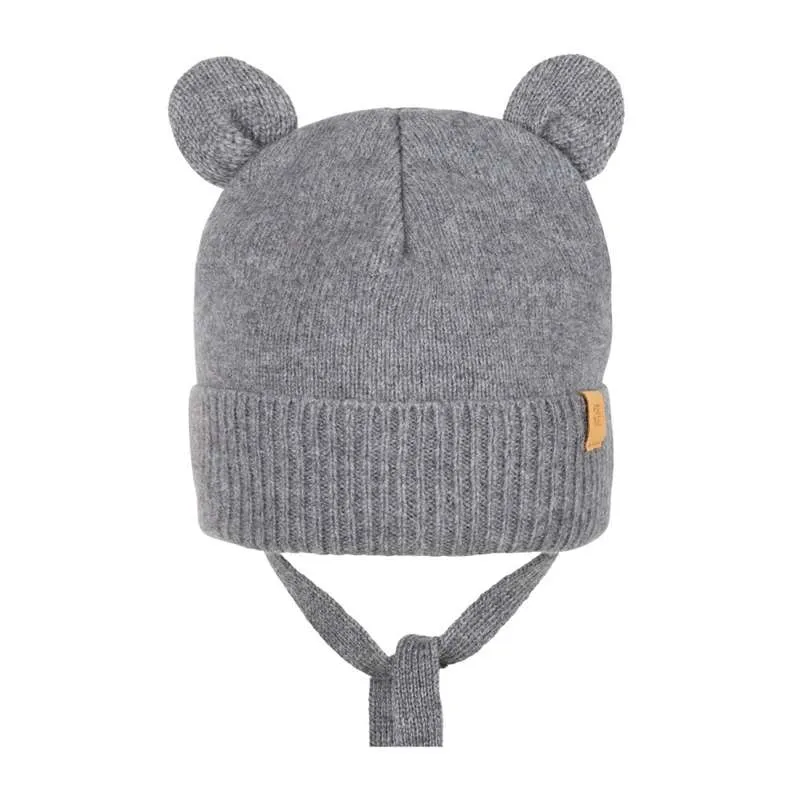 Pure Pure Vauvan hattu - Goat hair wool - Hiekanharmaa