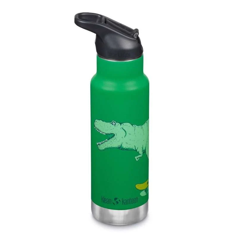 Klean Kanteen Kid Timeless Termodrikkedunk - Kid SportCap - 355ml - Dino Skate
