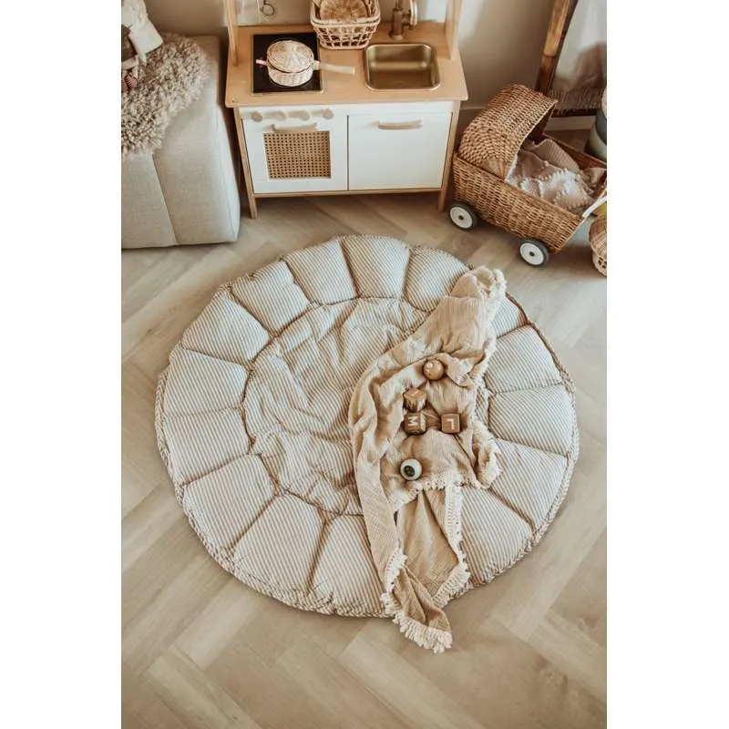 Play & Go Bloom - Babynest/Legetæppe - Stripes Sapphire