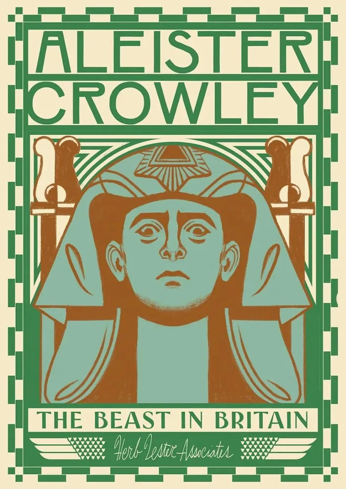 Aleister Crowley: Beast Britain - Herb Lester Associates (kartta)