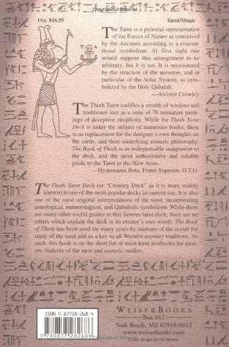 Book Thoth: Short Essay on Tarot Egyptians, Being Equinox Volume III No. V - Aleister Crowley