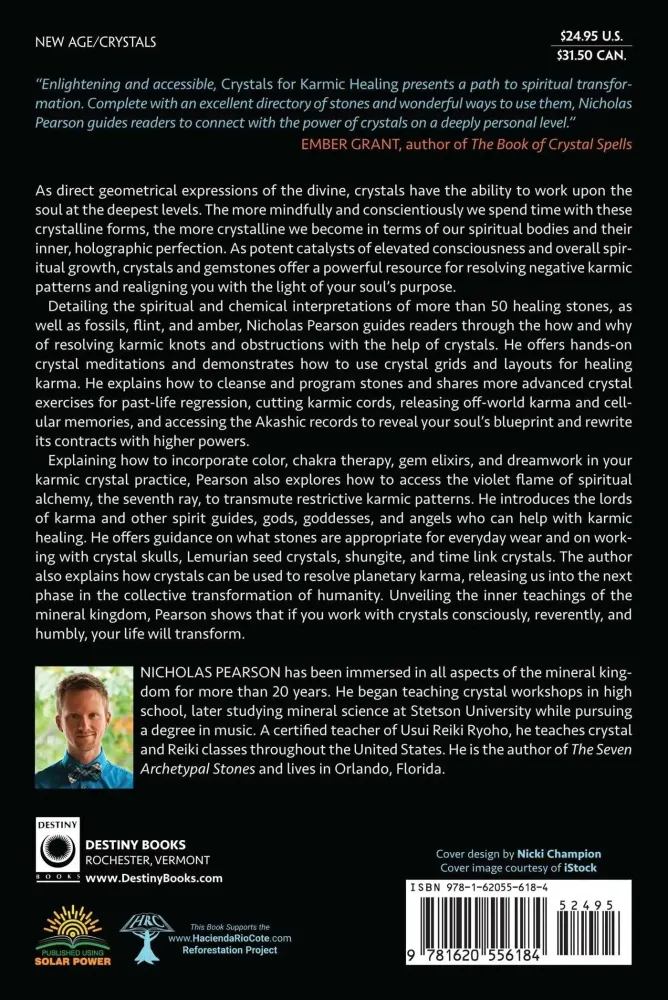 Crystals karmic healing - transform your future releasing your past - Nicholas Pearson