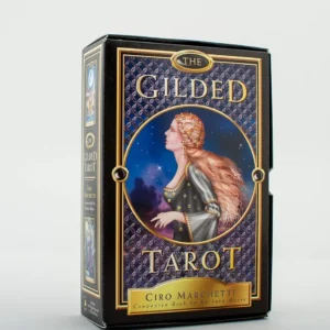 Gilded Tarot (Book and Tarot Deck Set) - Barbara Moore, Ciro Marchetti (Preloved/käytetty))
