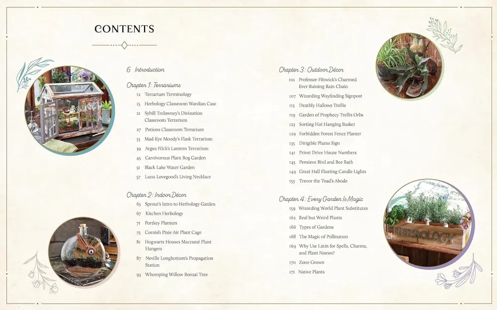 Harry Potter: Herbology Magic: Botanical Projects, Terrariums, and Gardens Inspired Wizarding World - Jody Revenson