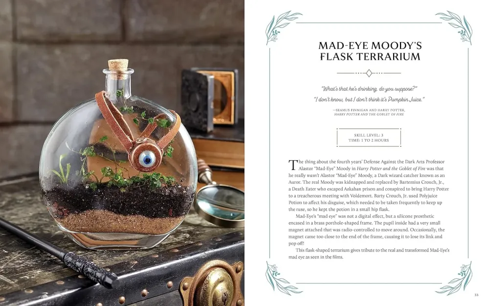 Harry Potter: Herbology Magic: Botanical Projects, Terrariums, and Gardens Inspired Wizarding World - Jody Revenson