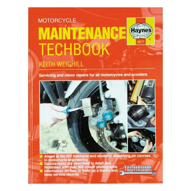 Haynes Moottoripyörän huolto Tech Book