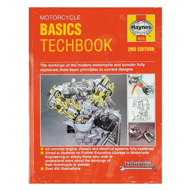 Haynes Moottoripyörän perusteet Tech Book