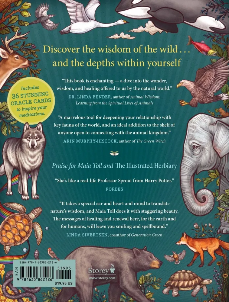 Illustrated Bestiary: Guidance and Rituals from 36 Inspiring Animals - Maia Toll