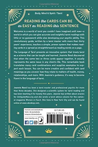 Language Tarot : Proven System Reading Cards - Jeannie Reed