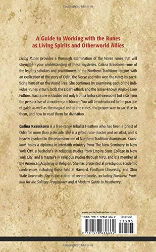 Living Runes: Theory and Practice Norse Divination - Galina Krasskova