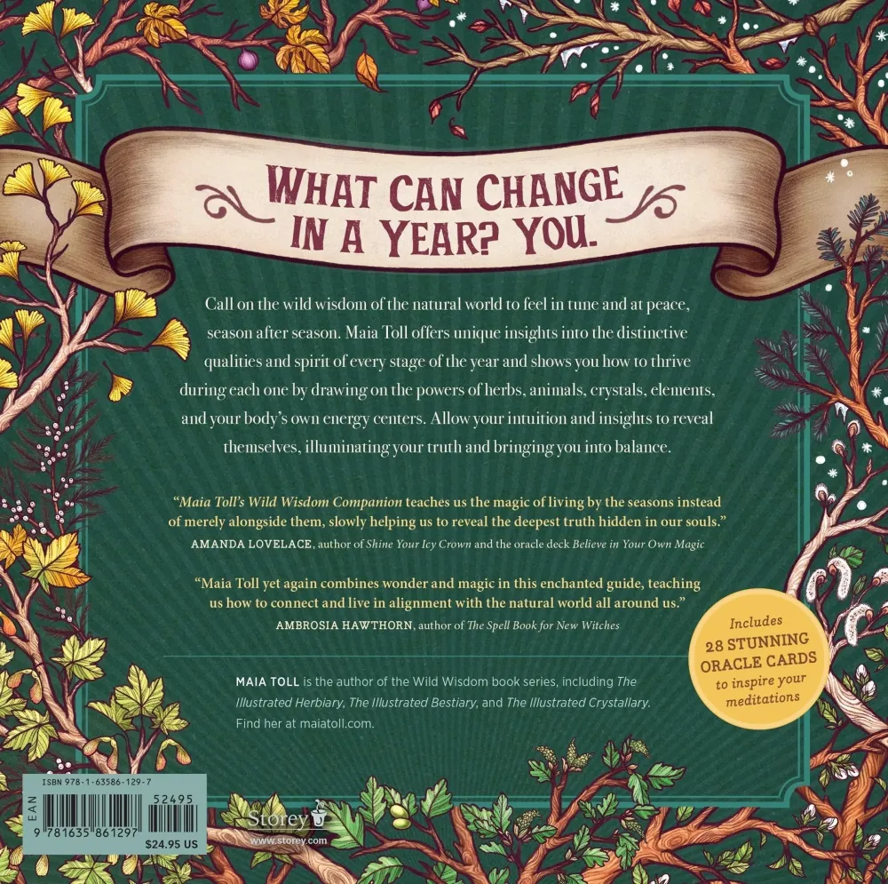 Maia Toll's Wild Wisdom Companion: Guided Journey into Mystical Rhythms Natural World, Season Season: Guided Journey to Co...