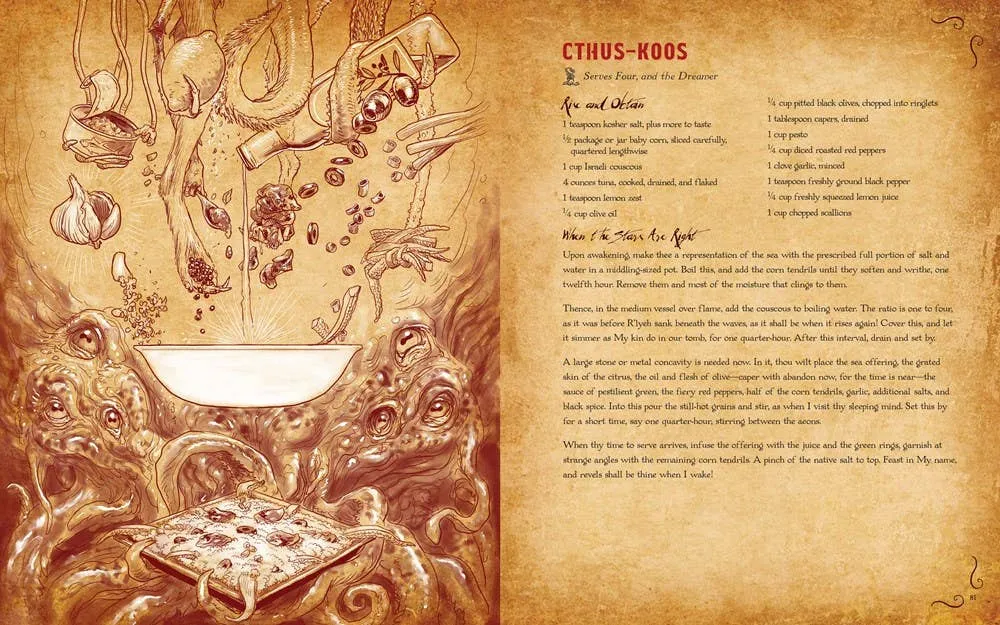 Necronomnomnom: Recipes & Rites from Lore H. P. Lovecraft - Mike Slater