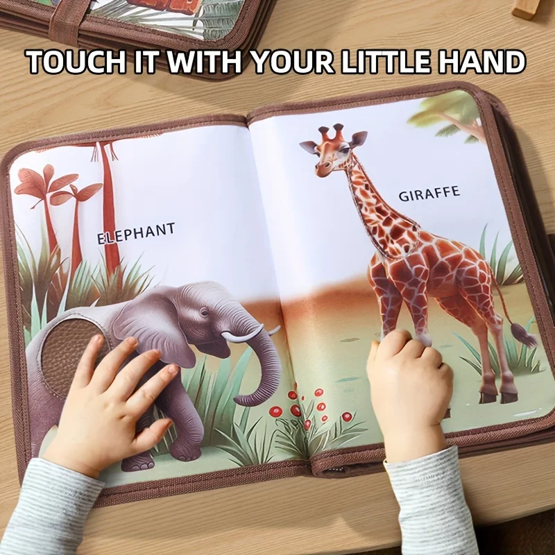 Touch Book™ – Kuvat & värit – Aistikirja eläimet