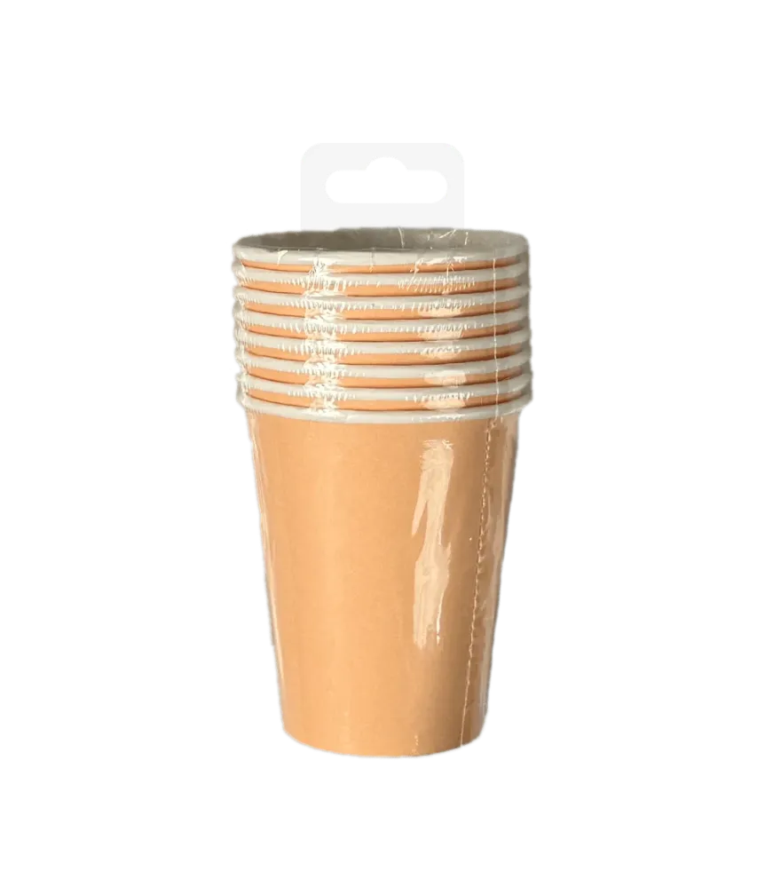 Appelsiinikupit pastelli 7cm 8kpl