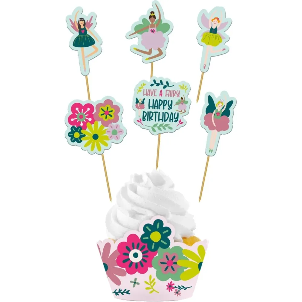 Ballerina Cupcake Toppers Moulds 12 kpl