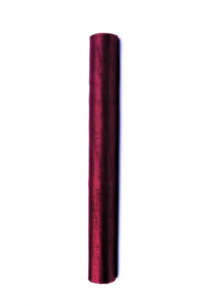 Bordeaux punainen organza kangas 36cm 9m