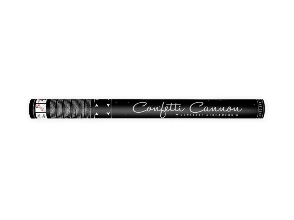 Confetti Cannon Serpentine Silver 60cm