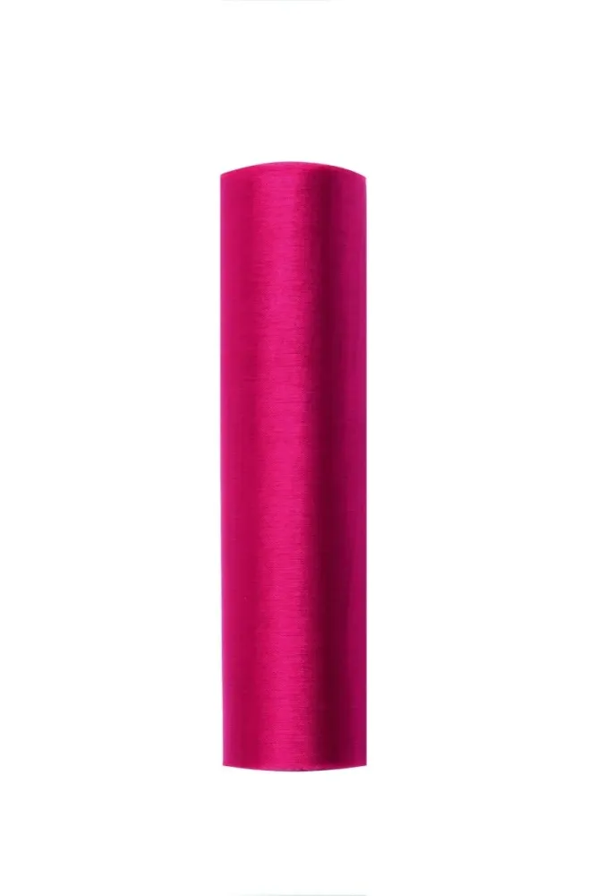 Fuksia Organza kangas 16cm 9m