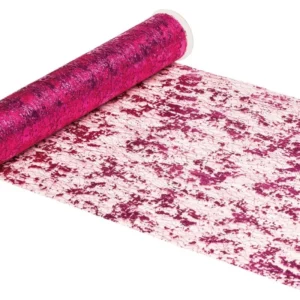 Fuksia pöytäjuoksija kiiltävä 5m